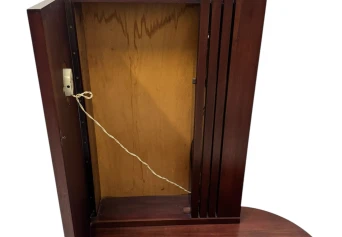 Art Deco Cabinet or Dry Bar with Clock, 1930s